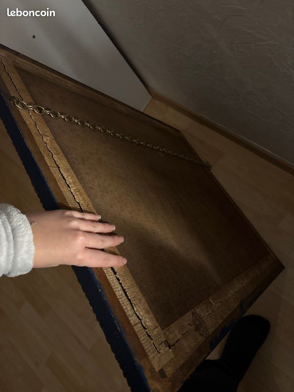 Miroir ancien avec dorure (image 3)