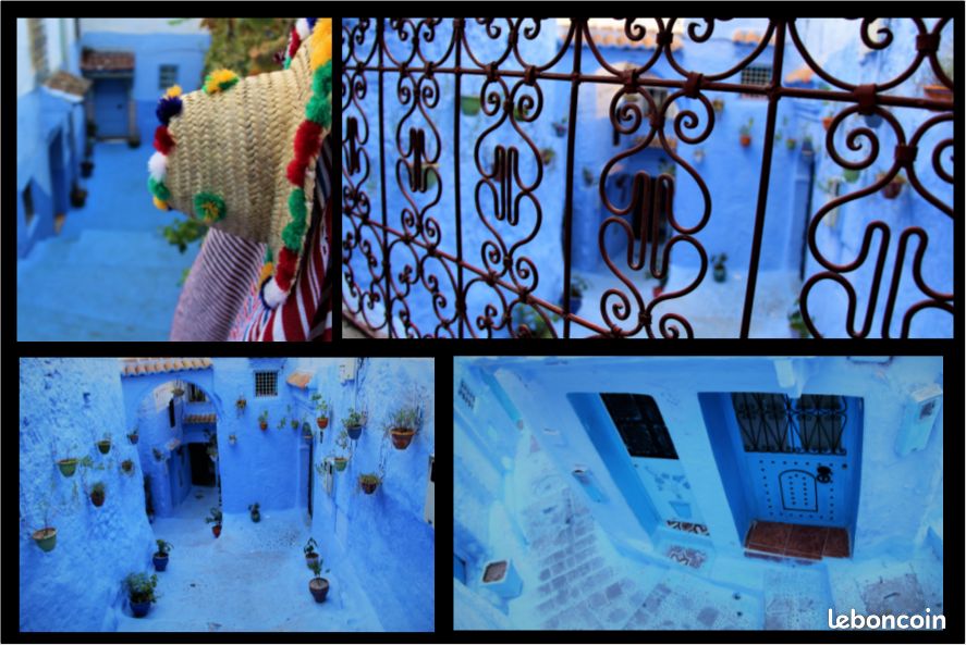 Joli tableau photo 30x45 Chefchaouen (maroc) (image 1)