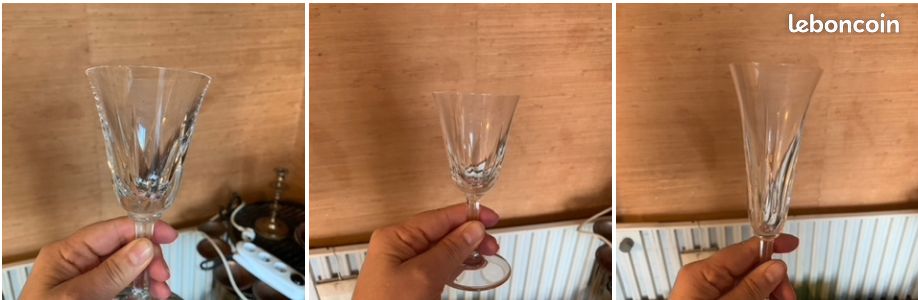 12 verres à eau en cristal de Saint Louis, modèle Cerdagne (image 1)