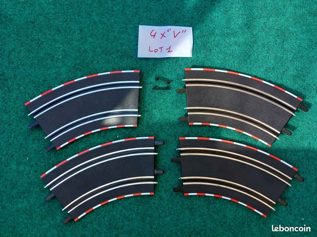 Rail Courbe Virage Pour Circuit Voiture CARRERA GO ! 1/43 - Réf. 141505-2, Occasion Très Bon état