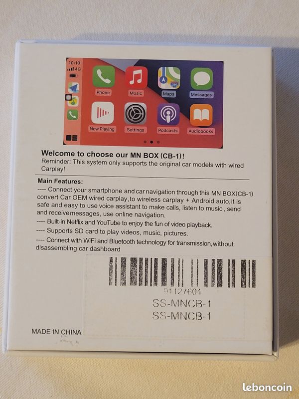 Boitier apple carplay & android auto (image 3)