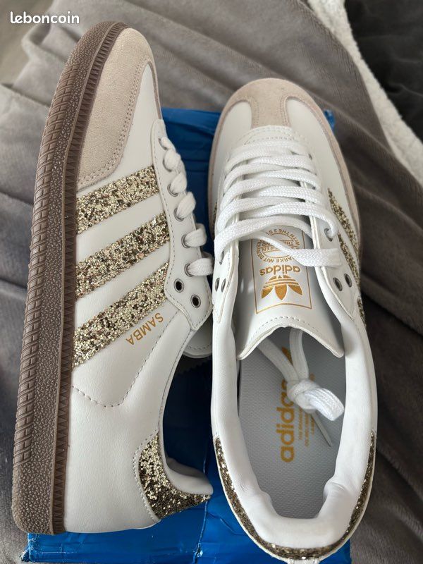 adidas gazelle silver green womens adidas PS Samba OG main image 1