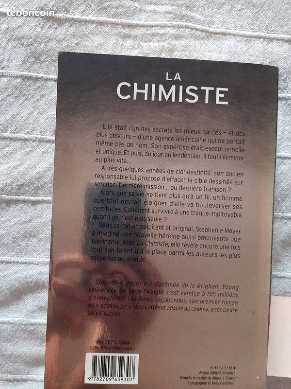 Livre la chimiste (image 3)