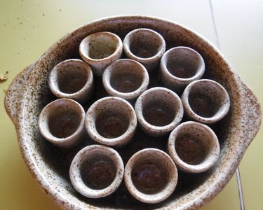 84 COQUILLES D'ESCARGOTS en porcelaine blanche, vintage EUR 70,00