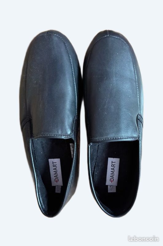 Chaussons En Cuir Mouton Pour Homme - Mocassins Confortables - Semelle Intérieure Amovible - Pour La Maison