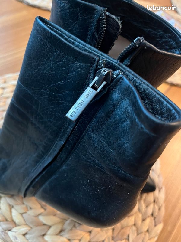Bottines noires The Seller – Taille 37 🖤 (image 3)