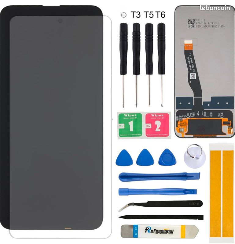 Écran huawei Y9 + vitre de protection (image 1)