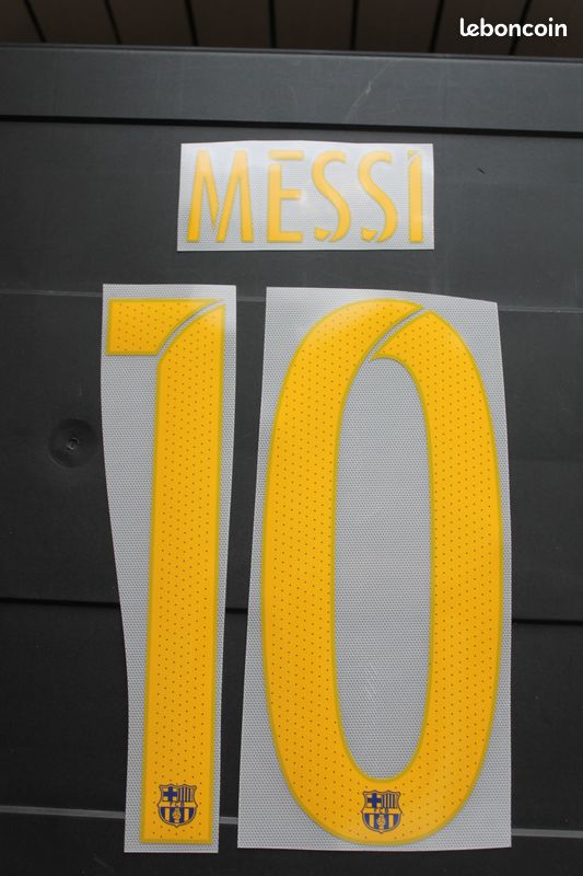 Flocage Officiel FC Barcelone – Messi – 2019/2020 – Domicile Junior – Jaune
