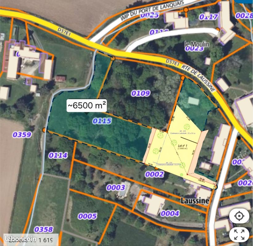 Terrain a batir · à Varennes · 45 000 €