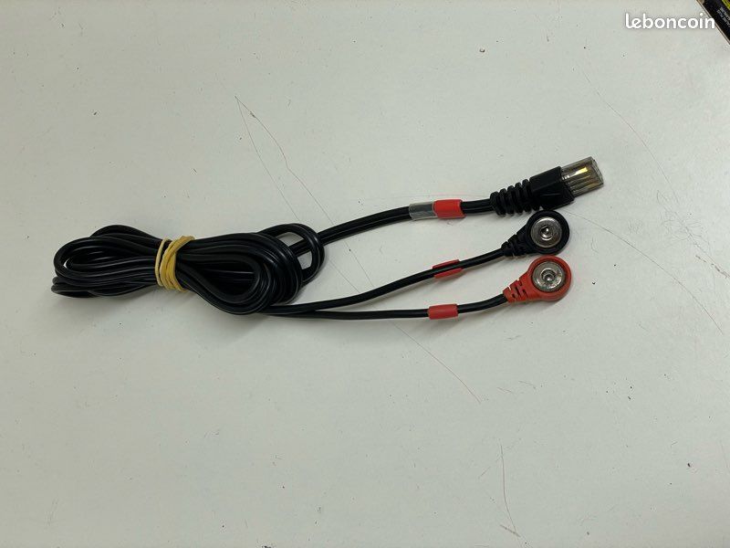 Jeu De 4 Câbles Compex 8 Broches à Snap - Pour électrostimulation Et Musculation