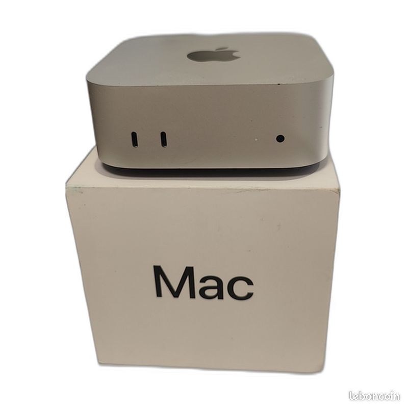 Mac mini Apple M4 (2024) 16 Go / 512 Go argent - sous garantie (image 1)