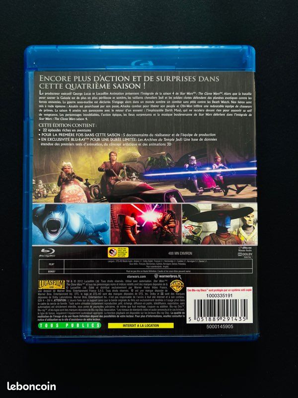 Star Wars : The Clone Wars Saison 4 | Blu-Ray no 4K (image 2)