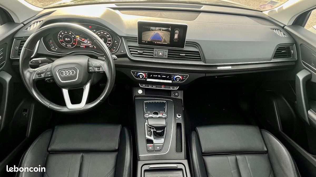 AUDI Q5 2.0 TFSI AVUS 16V Quattro S-Tronic7 252 CH. TOIT OUVR. Camera AR. Radar AV/AR. GPS. Sièges élec/chauff. Palettes. Moteur à chaîne (image 5)