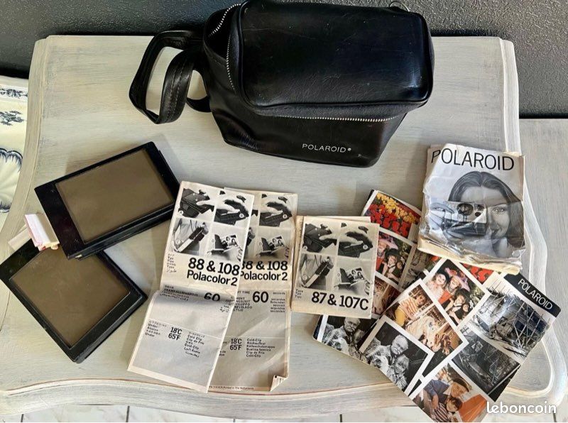 LOT DE 4 appareils photo anciens Polaroid Swinger Land, square shooter colorpack EUR 70,00 - FR