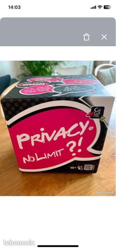 Jeu de société Gigamic Privacy No Limit (image 1)