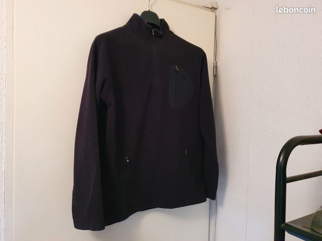 Pull Kiabi Owk homme taille M couleur noire - Occasion, très bon état (image 1)
