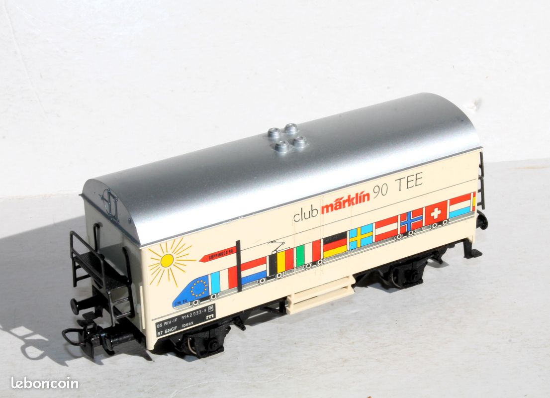 MARKLIN GRAND CAMION BÂCHÉ TÔLE SÉRIE LIMITÉE 1992 Lg 42 cm TRÈS BON ÉTAT - Collection