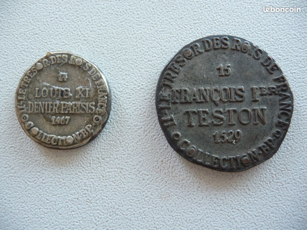 13 jetons Collection BP "Le Trésor des Rois de France" (image 6)