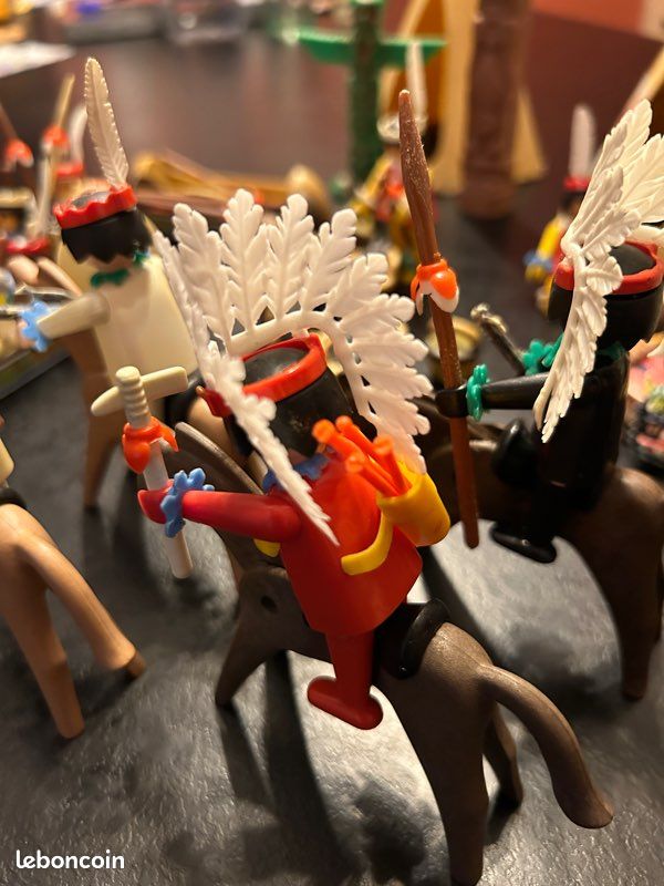 Playmobil Color 3705 – Indiens – Année 1980 – Vintage