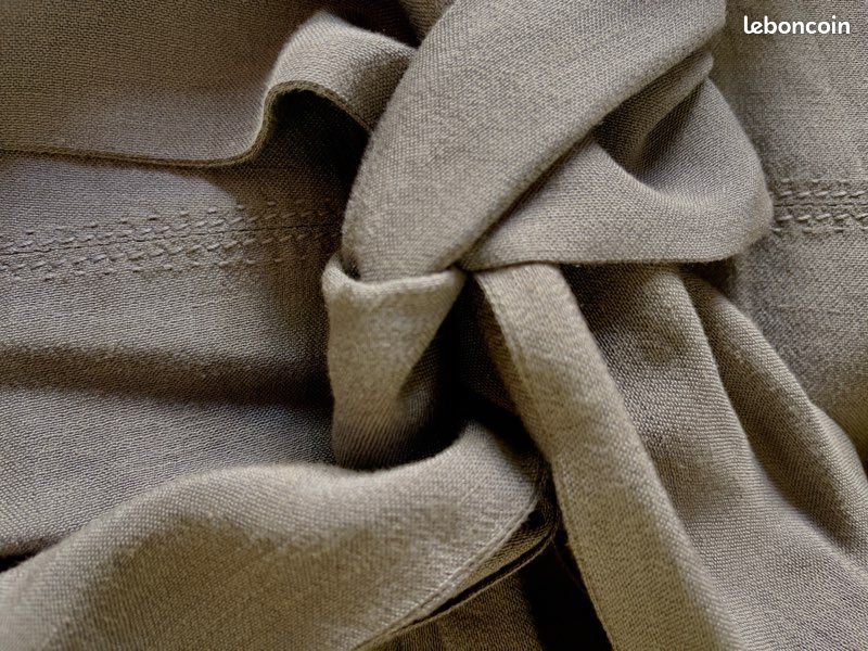 Gilet côtelé à pans asymétriques - Marine