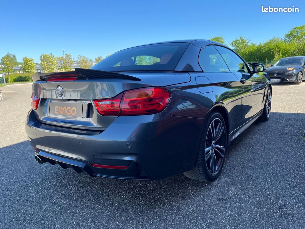 BMW SERIE 4 CABRIOLET 3.0 435 D 315 M-SPORT XDRIVE BVA + affichage tete haute + sieges elec a memoire (image 26)
