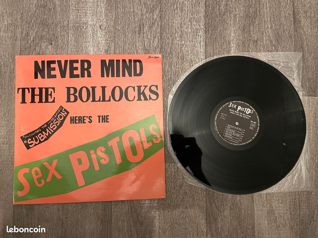 Disque vinyle sex pistols never mind The bollocks punk rock 1977 - CD -  Musique