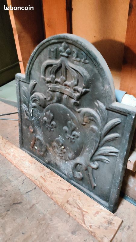 Plaque de cheminée en fonte 60x60 cm (image 1)
