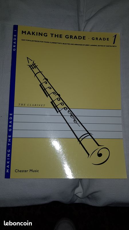 Partition anglais Making the grade the clarinet (image 1)