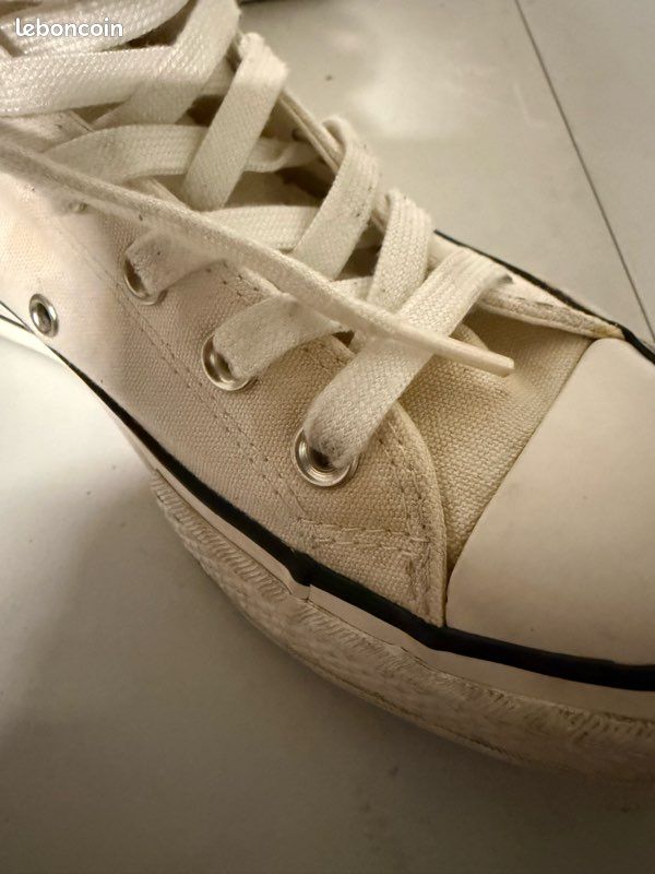 Converse All Star Chuck Taylor blanches haute (image 4)