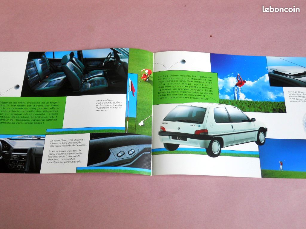 PEUGEOT 106 GREEN brochure catalogue édition 01/1994 (image 2)