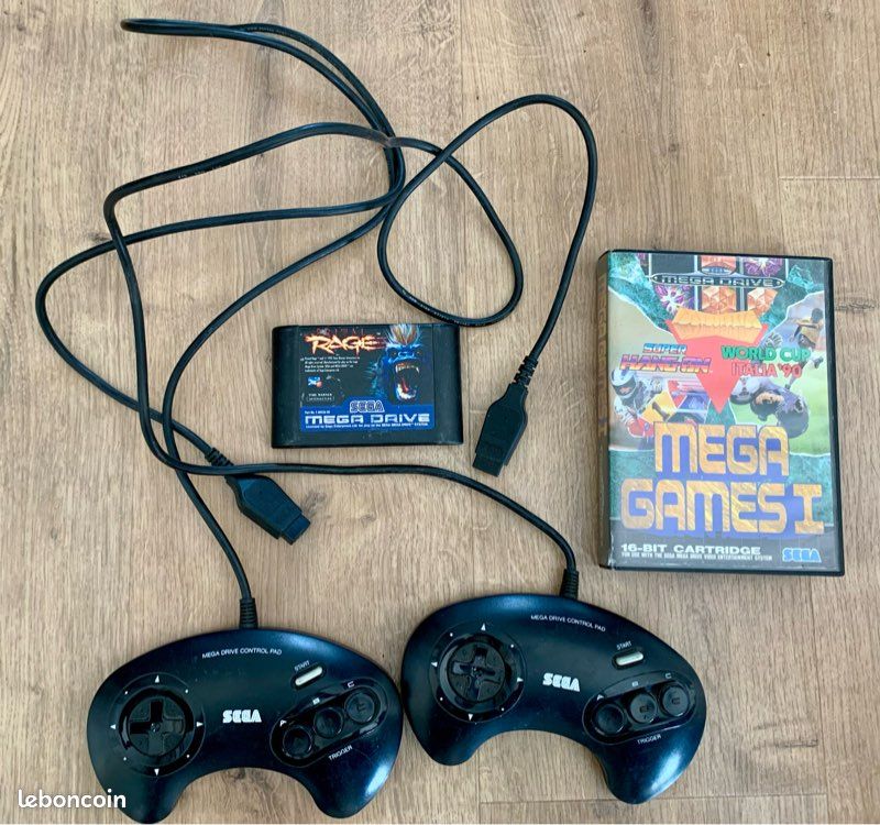 Lot Sega Megadrive En Boîte + Jeux - Dont Sonic 2