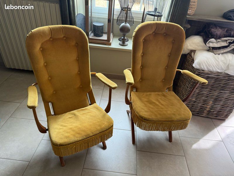 Paire de fauteuils originaux (image 1)