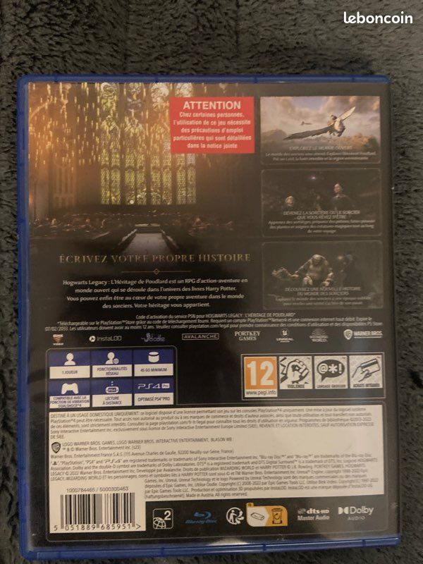 Jeux ps4 hogwarts legacy (image 2)