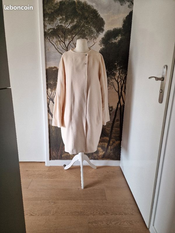 Manteau Gérard Darel laine et angora 46 (image 3)