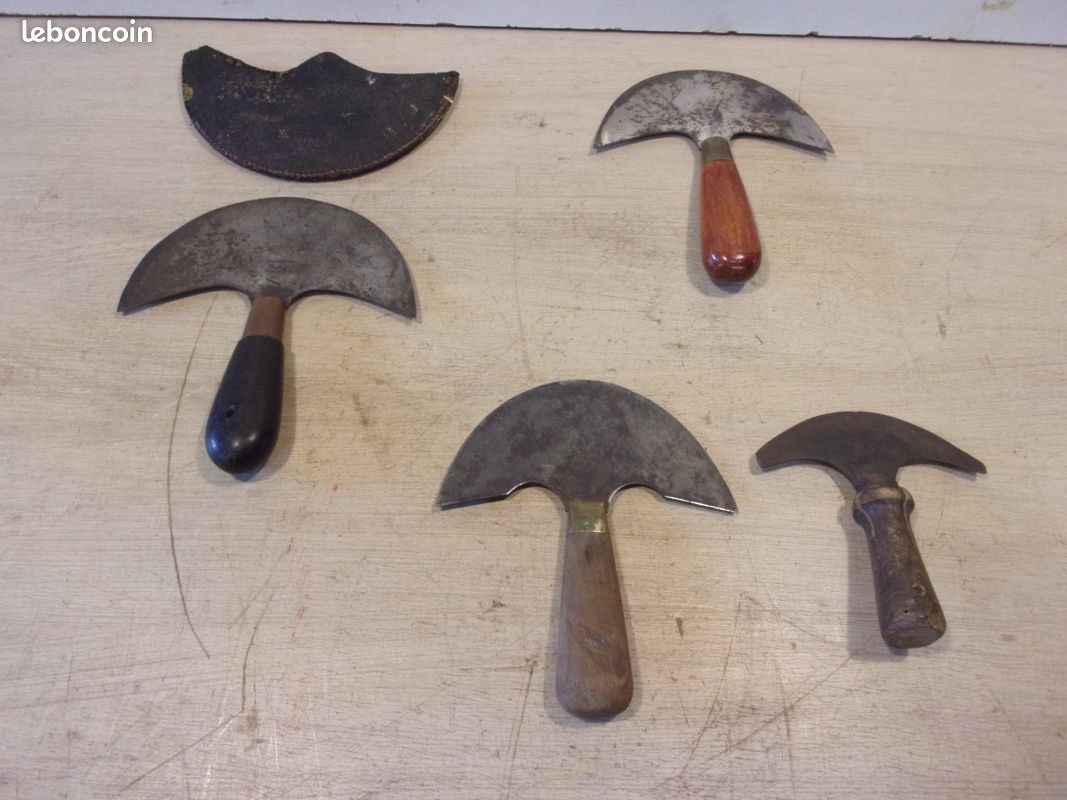 Coupe-cuir à Tête Ronde Couteau Rond En Cuir Et Acier à Haute