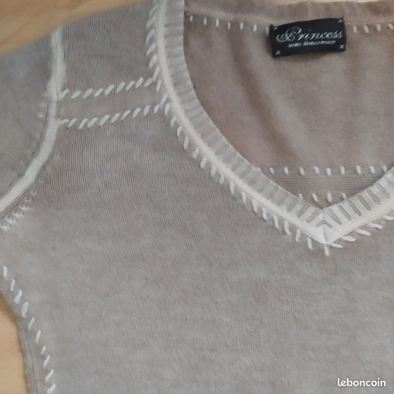 Pull Beige Princess Goes Hollywood Taille 38 - Cachemire Mixte, Impeccable
