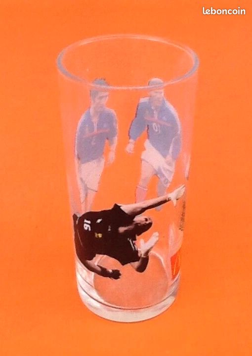 Verre Coca-Cola Équipe France 98 – Zidane, Barthez, Lizarazu – Édition McDonald’s