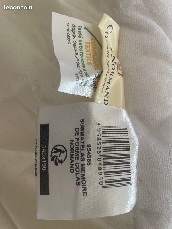 Sur matelas à mémoire de forme (image 2)