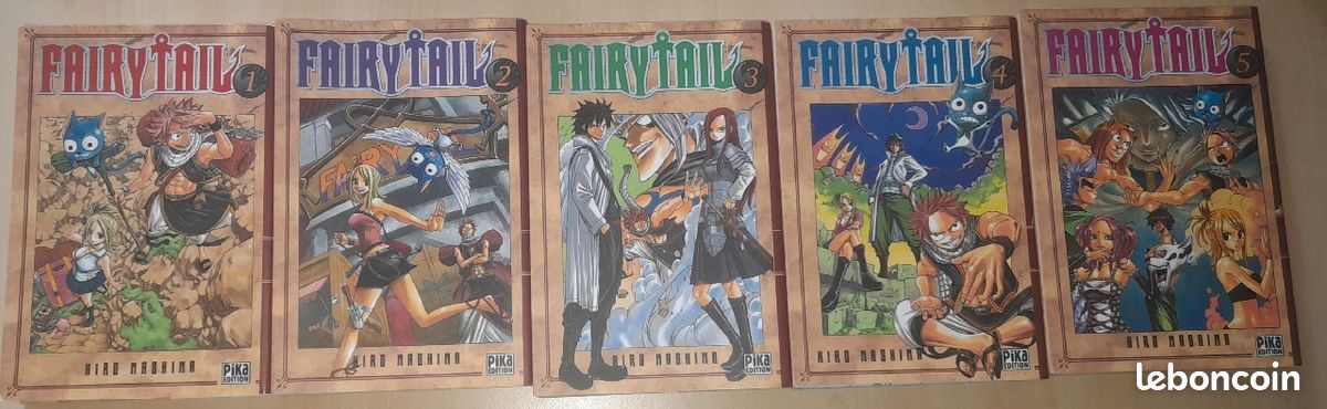 Fairy tail 1-5 manga (image 9)