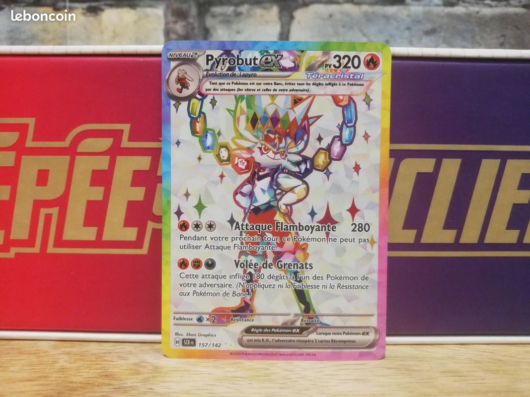 Carte Pokemon Pyrobut 157/142 - Collection