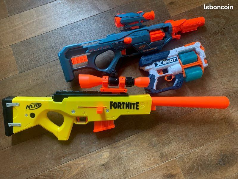 Lot De NERF Fortnite – Plusieurs Modèles, Caméra Incluse, Voir Descriptif