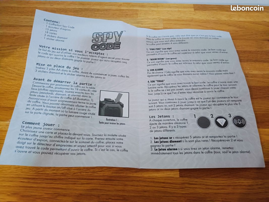 Spy code marque Dujardin (image 5)