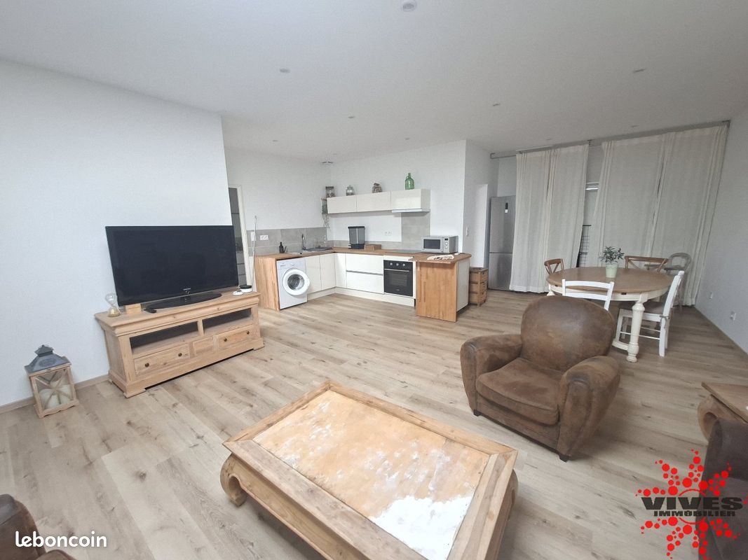 Appartement 4 pièces 91 m² · à Quarante · 91 m² · 850 €/mois