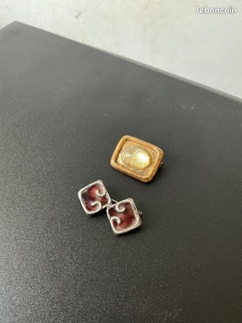 Broche Vintage Rare Mithe Espelt - Bijou D'occasion, Pièce Unique Et Originale