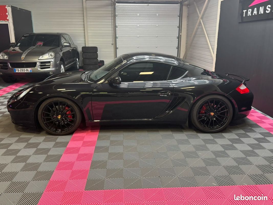 Porsche 987 CAYMAN S 3.4L 295 CH - *SUIVI PORSCHE *Suspensions piloté *Radar de stationnement *Pack Cuir noir (image 2)
