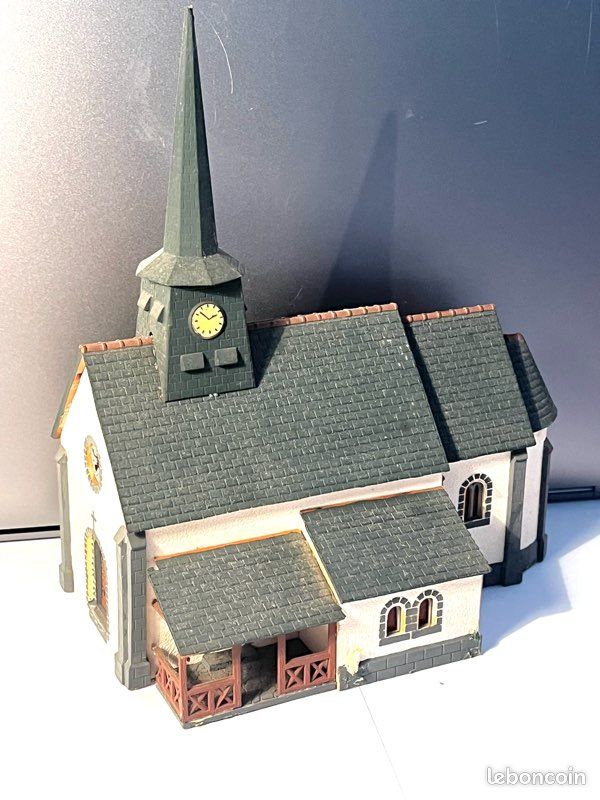 Maquette Chapelle Jouef échelle HO - Occasion, Bâtiment église Pour Réseau Ferroviaire
