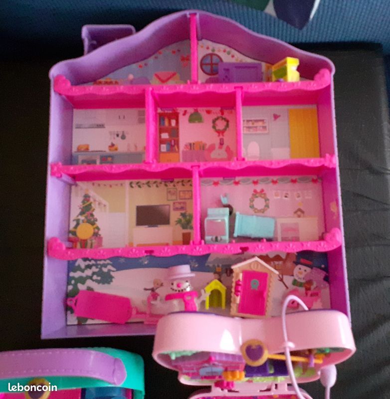 Lot de Polly Pockets: flamant, lama etc (image 8)