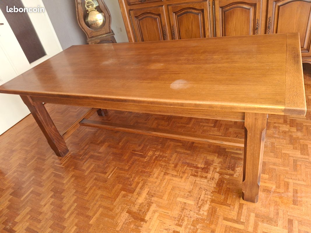 Table monastère, rallonges et chaises comprises (image 2)