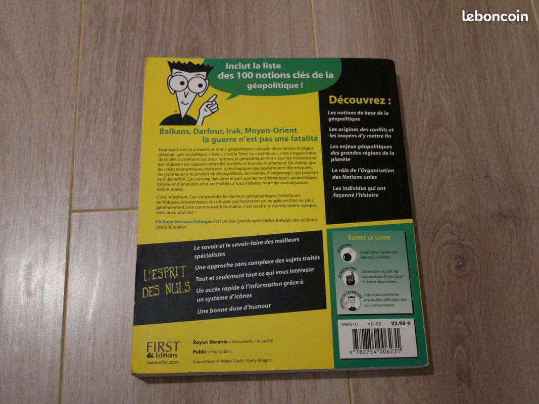 Livre La Géopolitique pour les Nuls - Philippe Moreau Defarges (image 2)