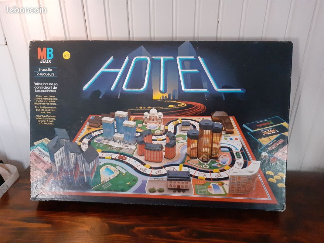 Jeu de société vintage HOTEL / MB 1986